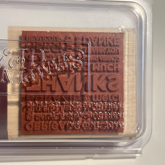 Stampin Up! So Many Thanks Rubber Wood Stamp Set For Card-Making & Crafts - Picture 3 of 3